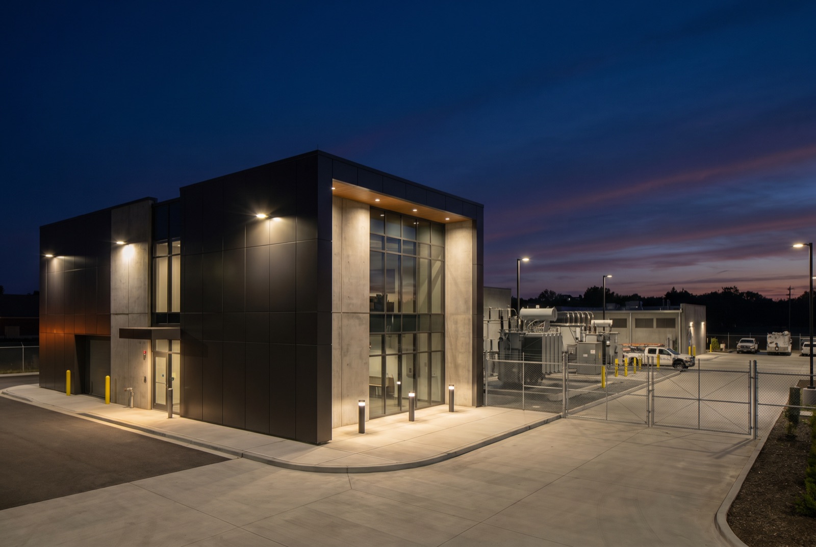 Utility substation MEP infrastructure